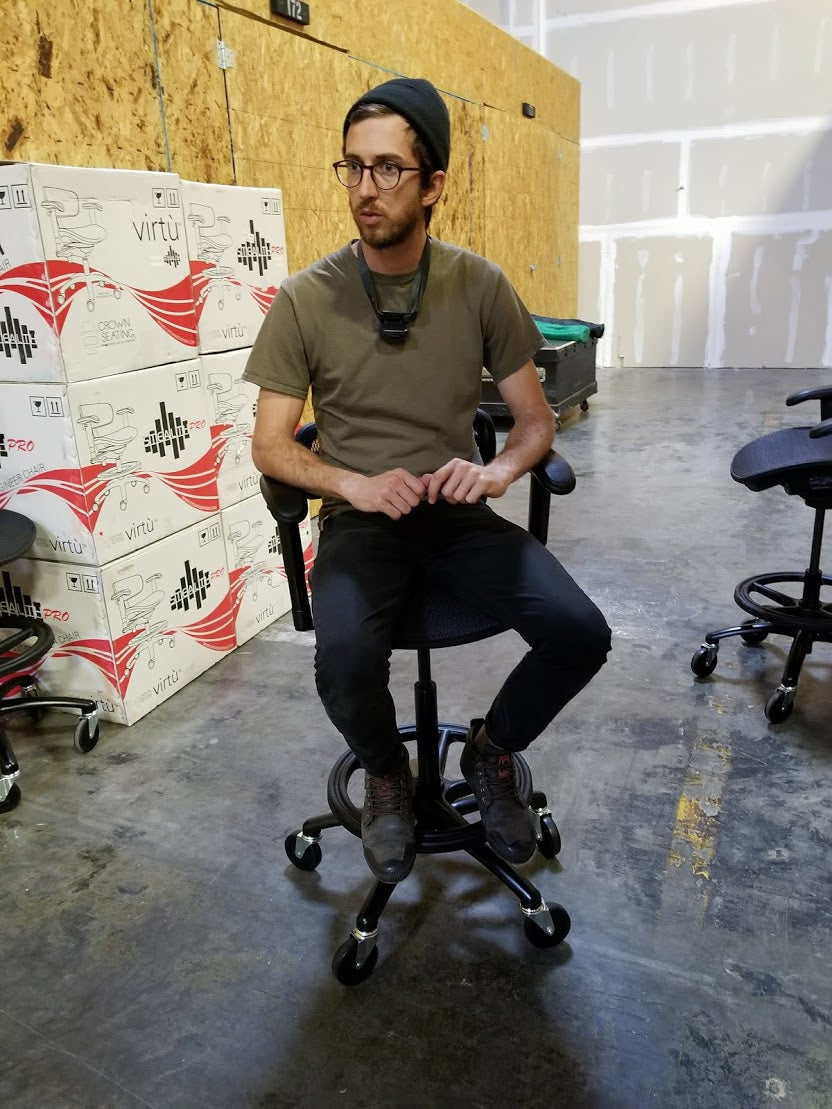 A Stealth chair in use