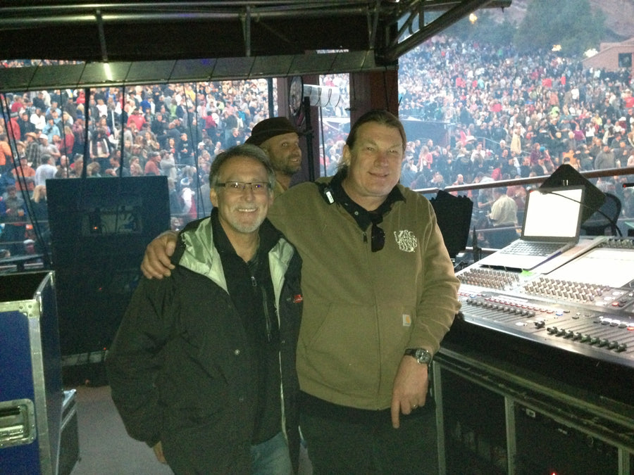 Mark Frink, Front of house, Red Rocks, 2013, in a Stealth chair