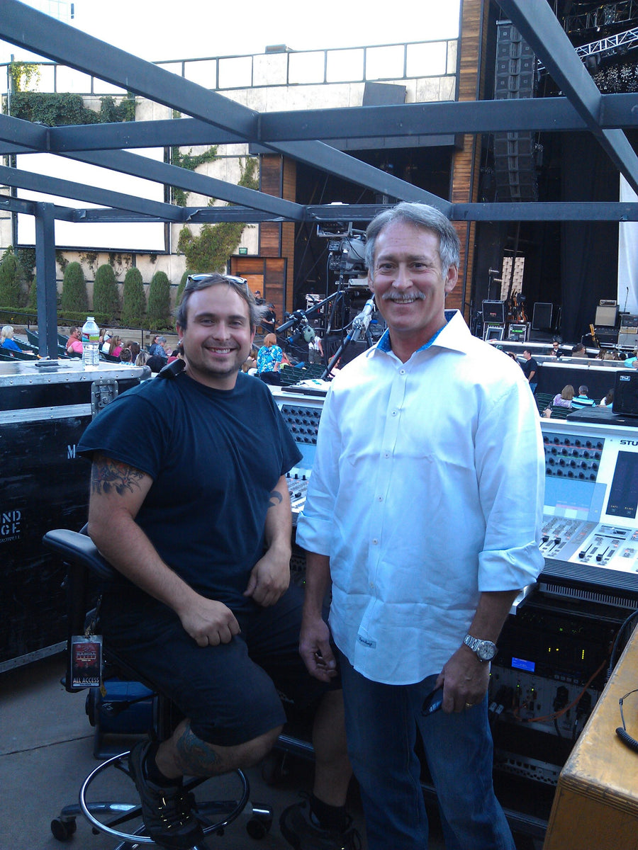 Rascal Flatts, Front of house, 2012, in a Stealth chair