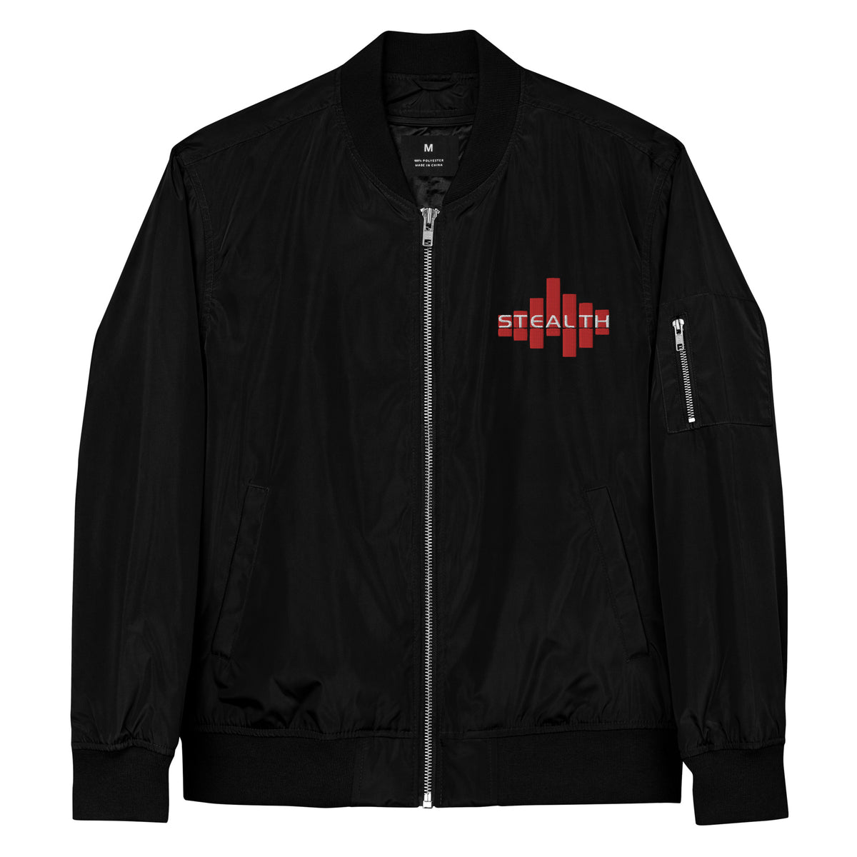 Stealth Premium recycled bomber jacket