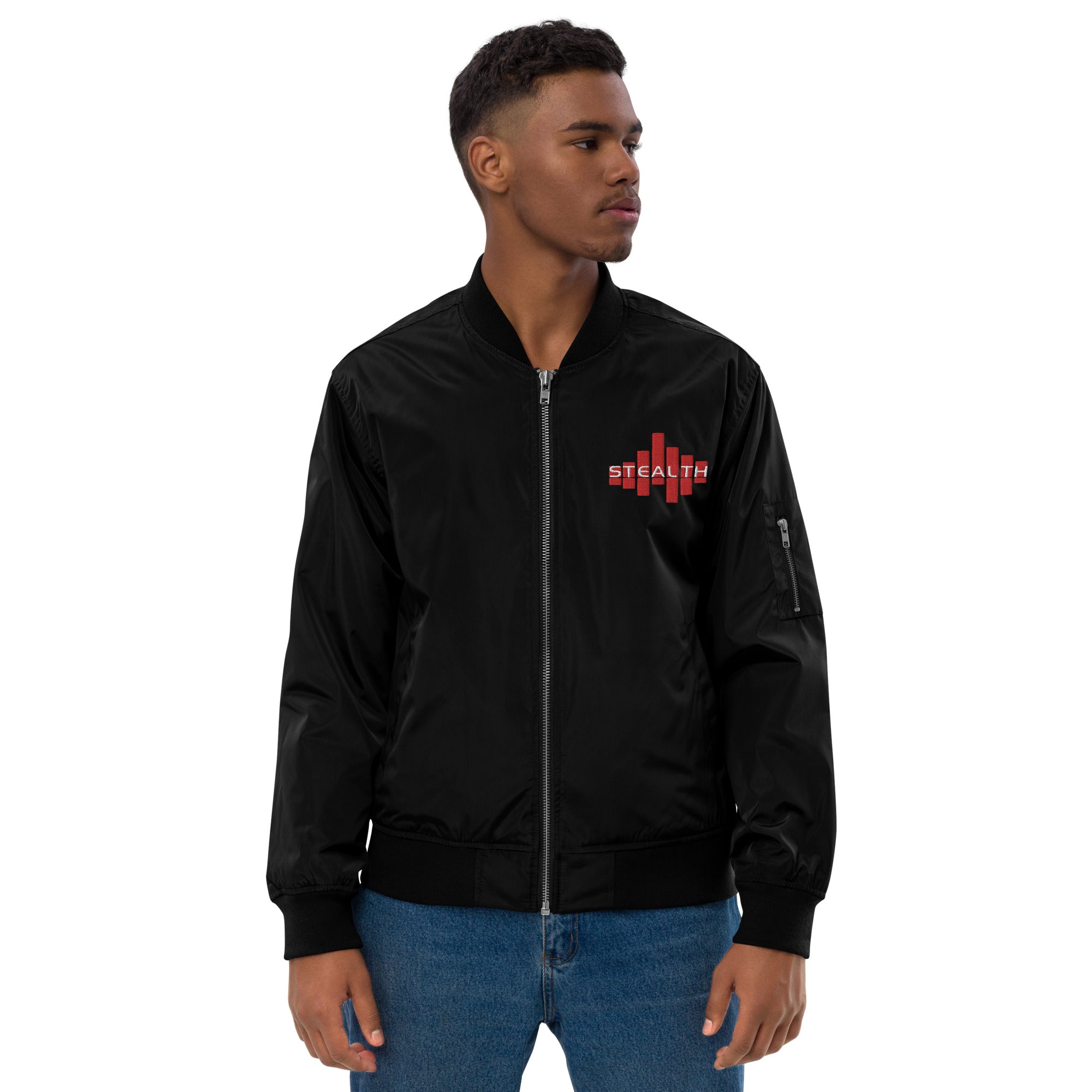 Stealth Premium recycled bomber jacket - Stealth Chairs